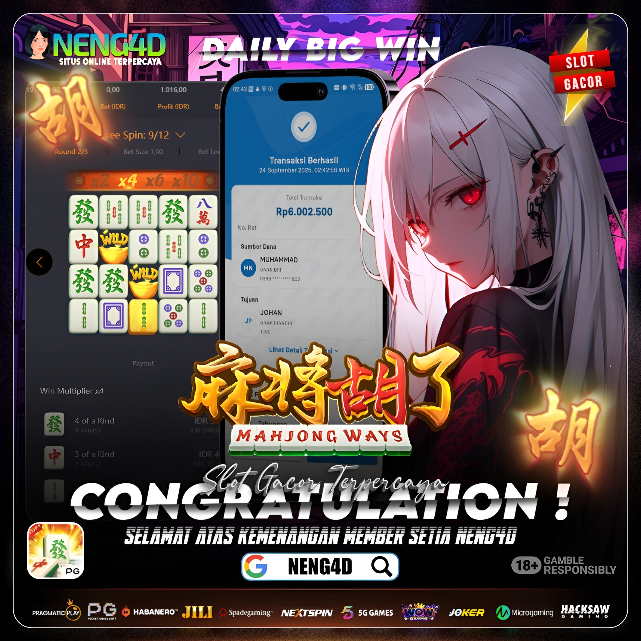 MENANG DI MAHJONG WAYS 1 PG SOFT NENG4D