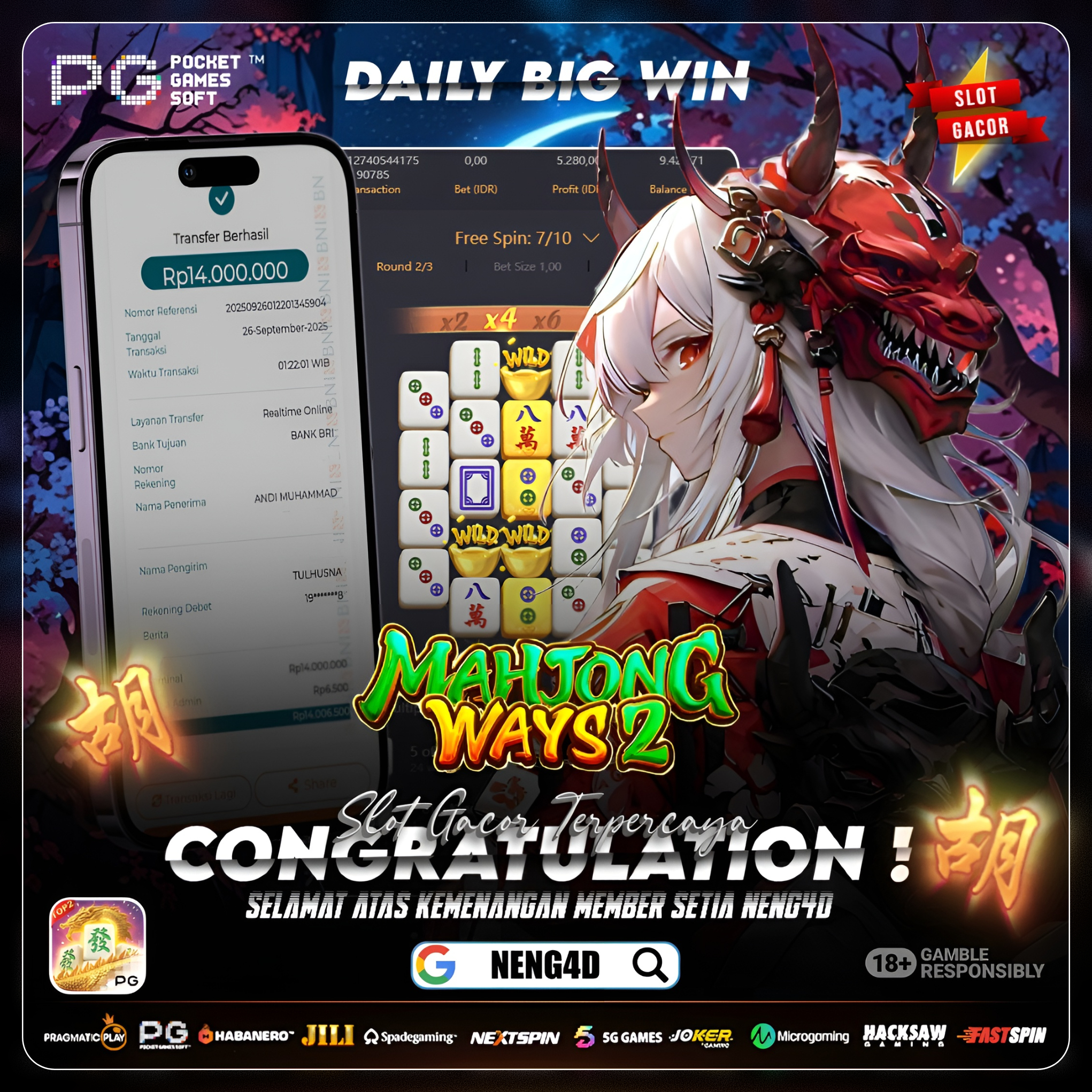 CUAN BESAR BARENG NENG4D DI MAHJONG WAYS 2