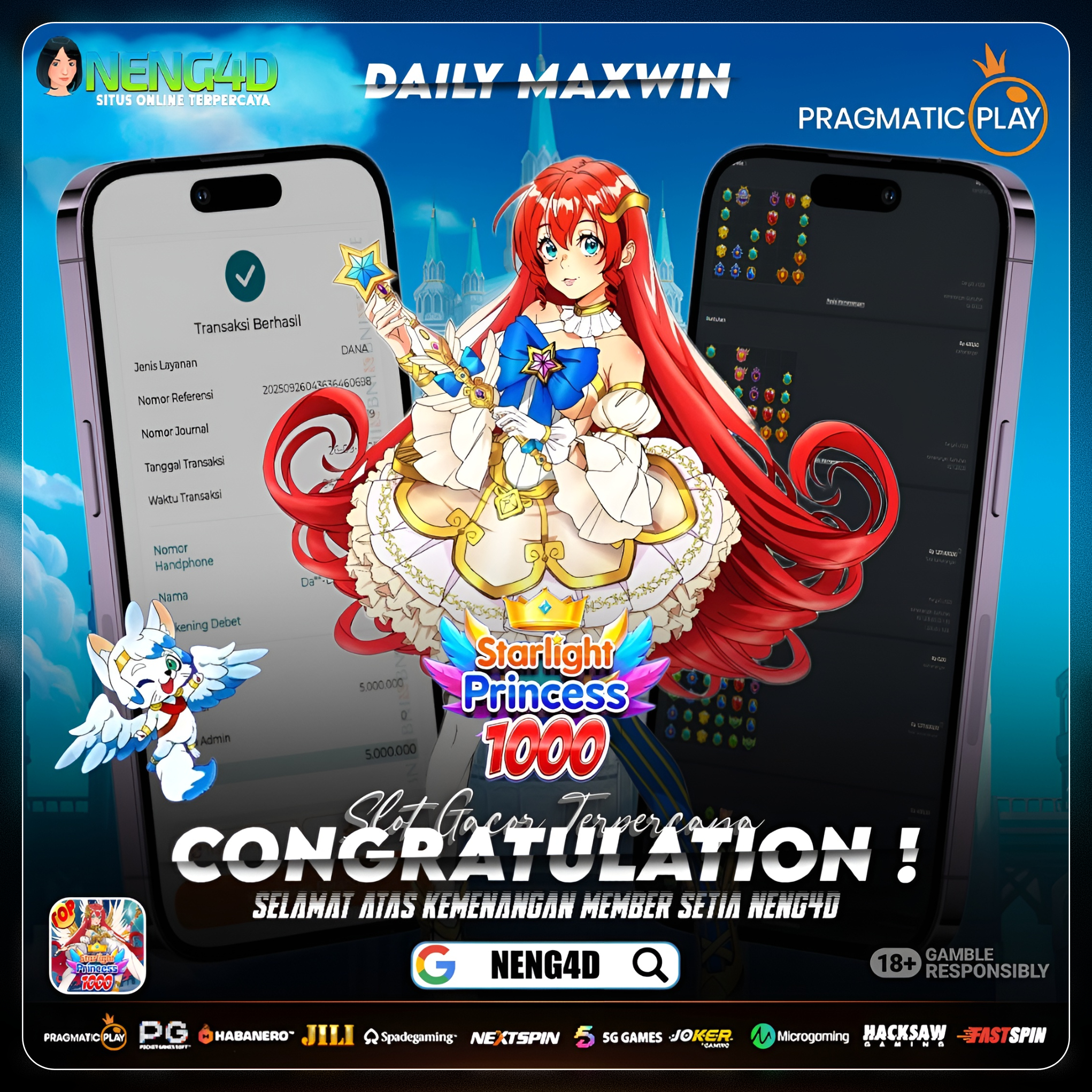 PERKALIAN FANTASTIS DI STARLIGHT PRINCESS 1000