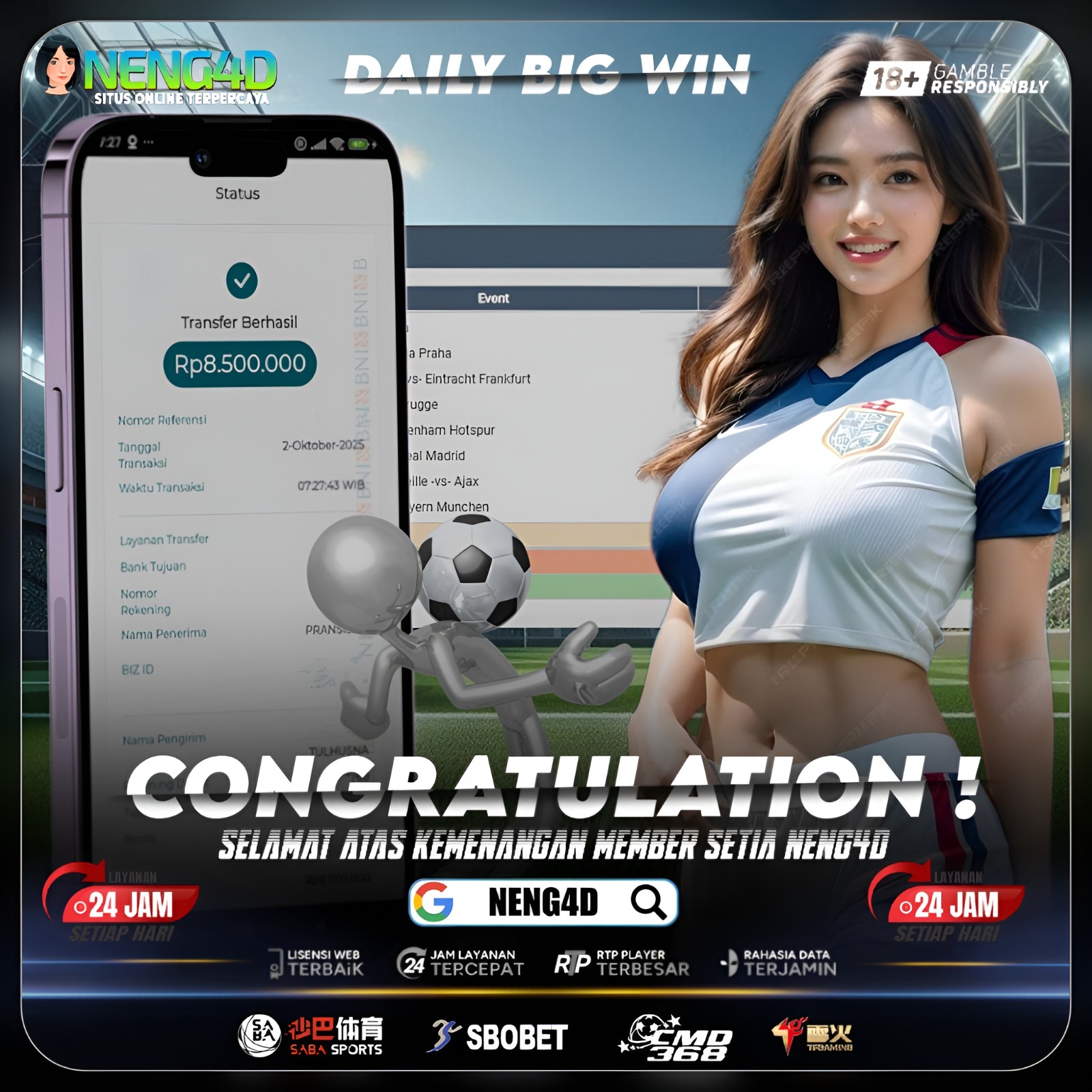 MIX PARLAY BARENG NENG4D