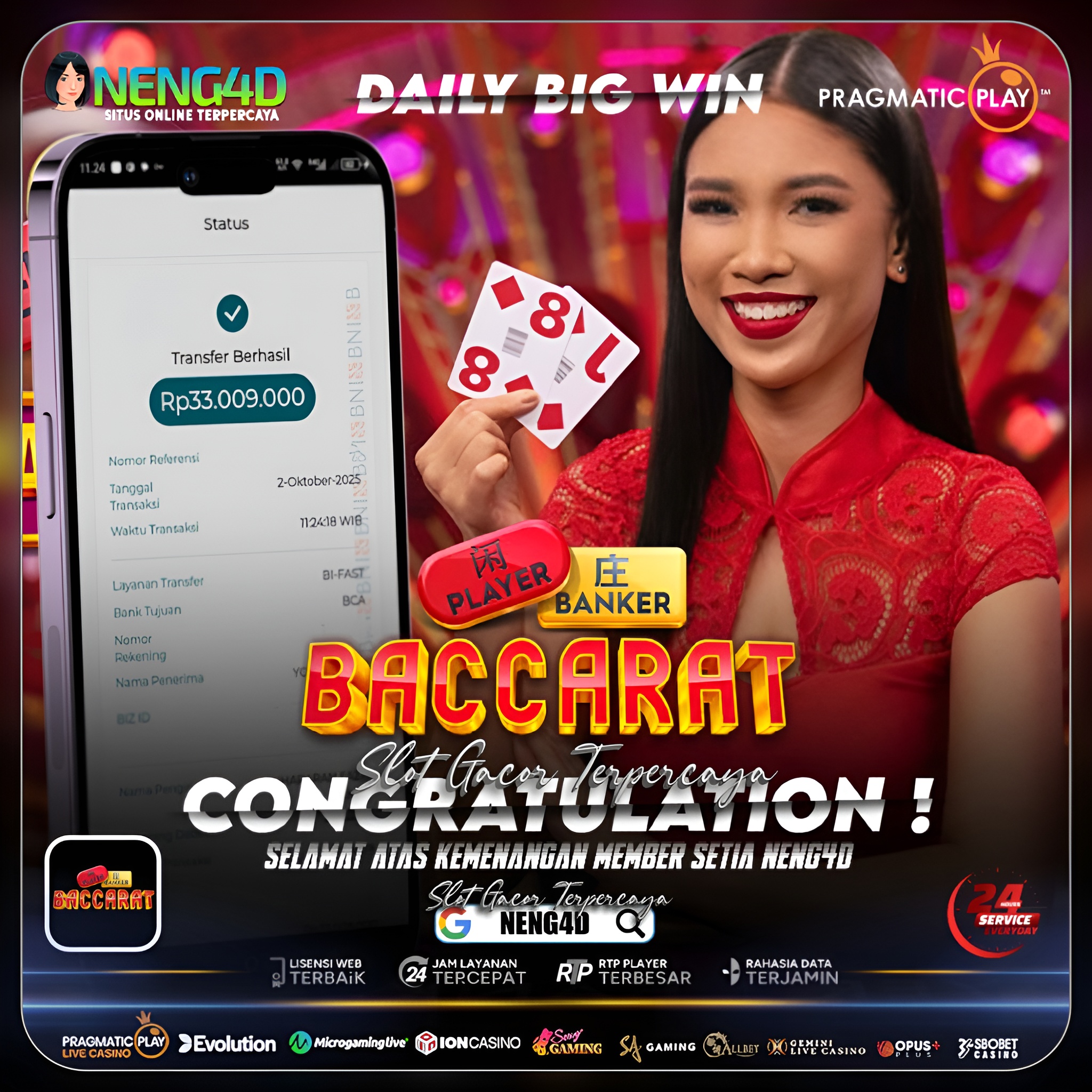 KEMENANGAN FENOMENAL BACCARAT