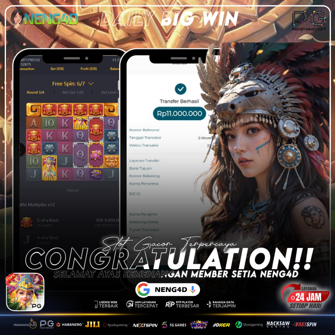 HARTA KARUN MELEDAK! MEMBER NENG4D GONDOL 11 JUTA DI TREASURES OF AZTEC!