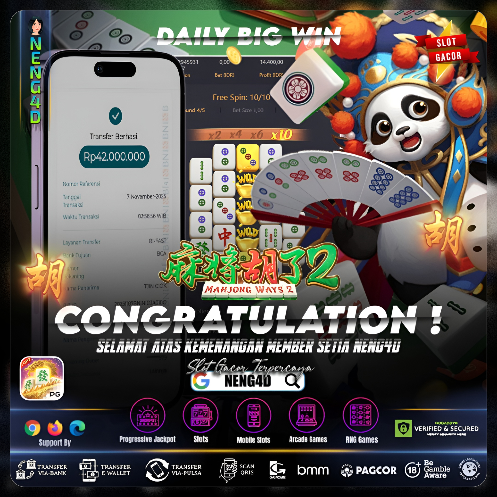 JP PAUS BARENG NENG4D DI MAHJONG WAYS 2