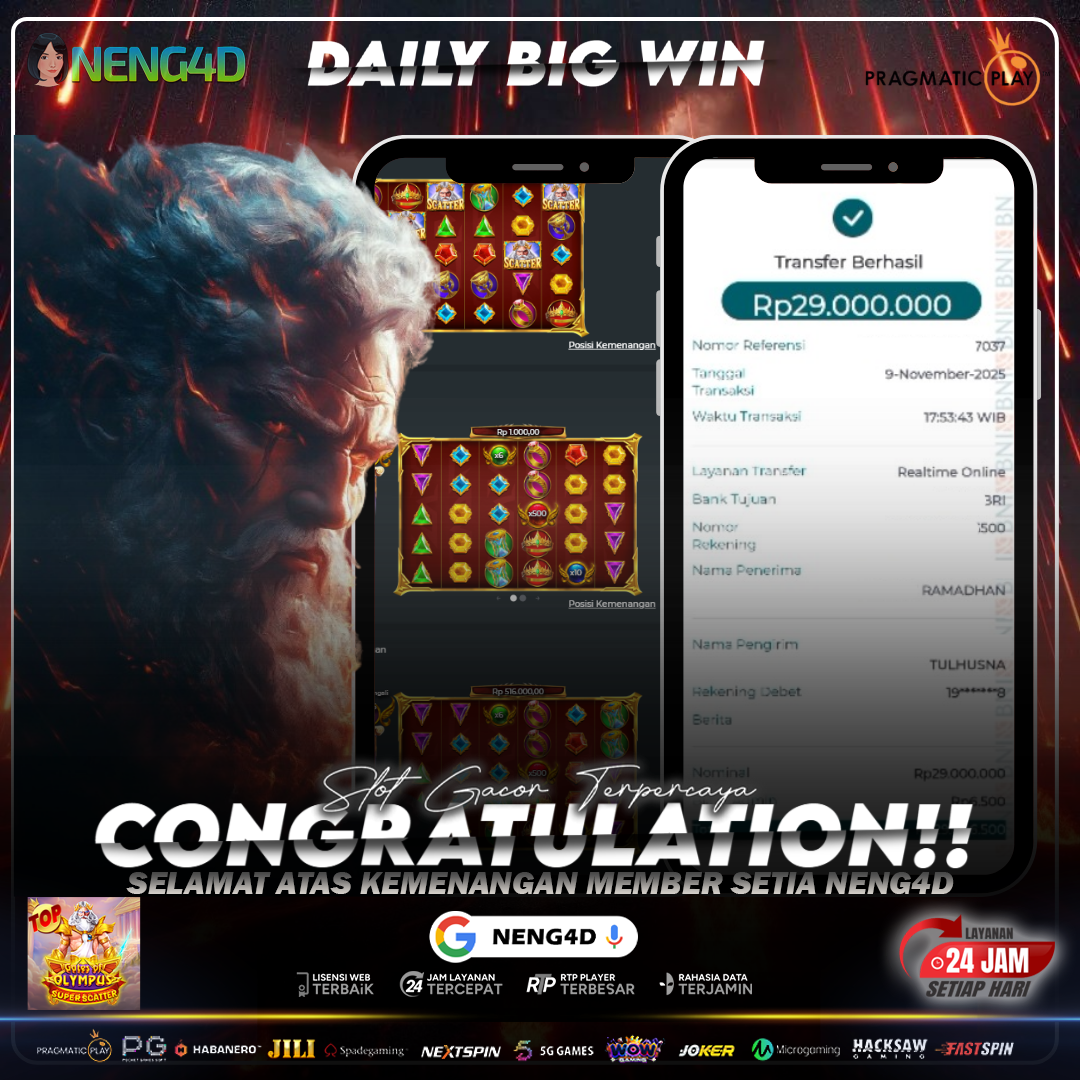 Kemenangan 29 Juta di Gates of Olympus Super Scatter Pragmatic Play