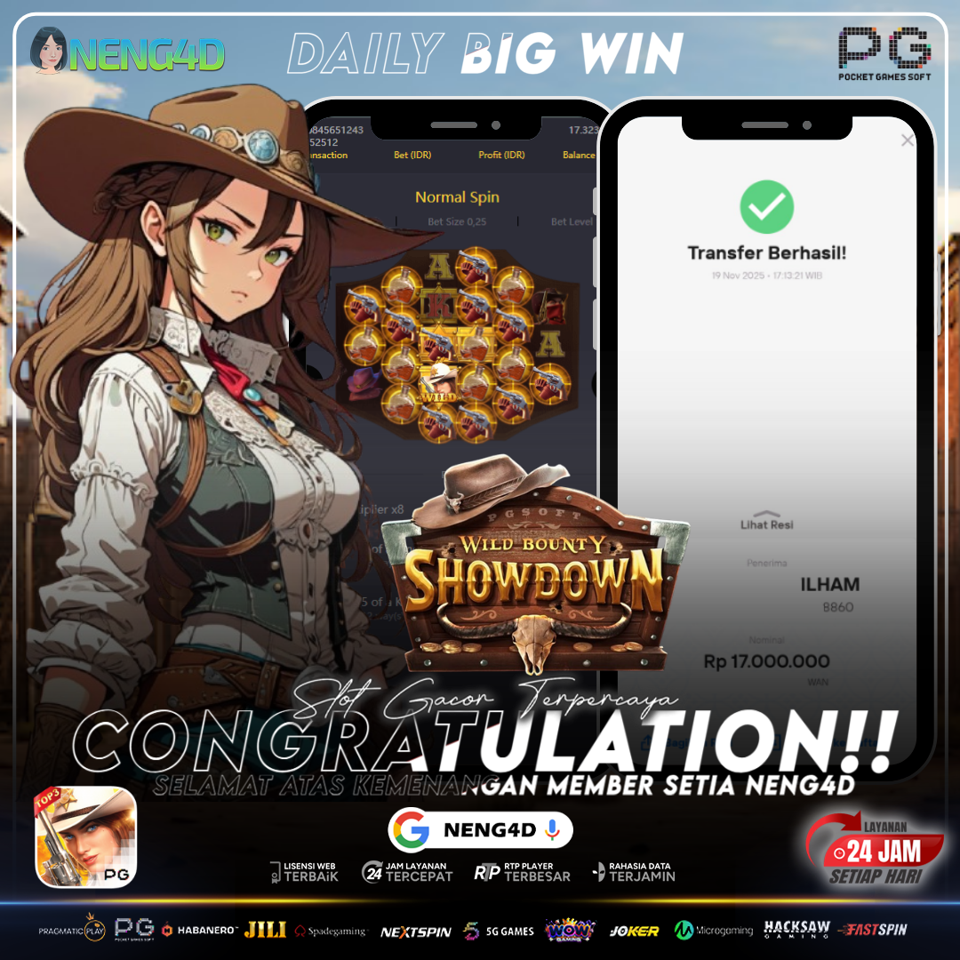 MENANG 17 JUTA MAIN DI WILD BOUNTY SHOWDOWN PG SOFT