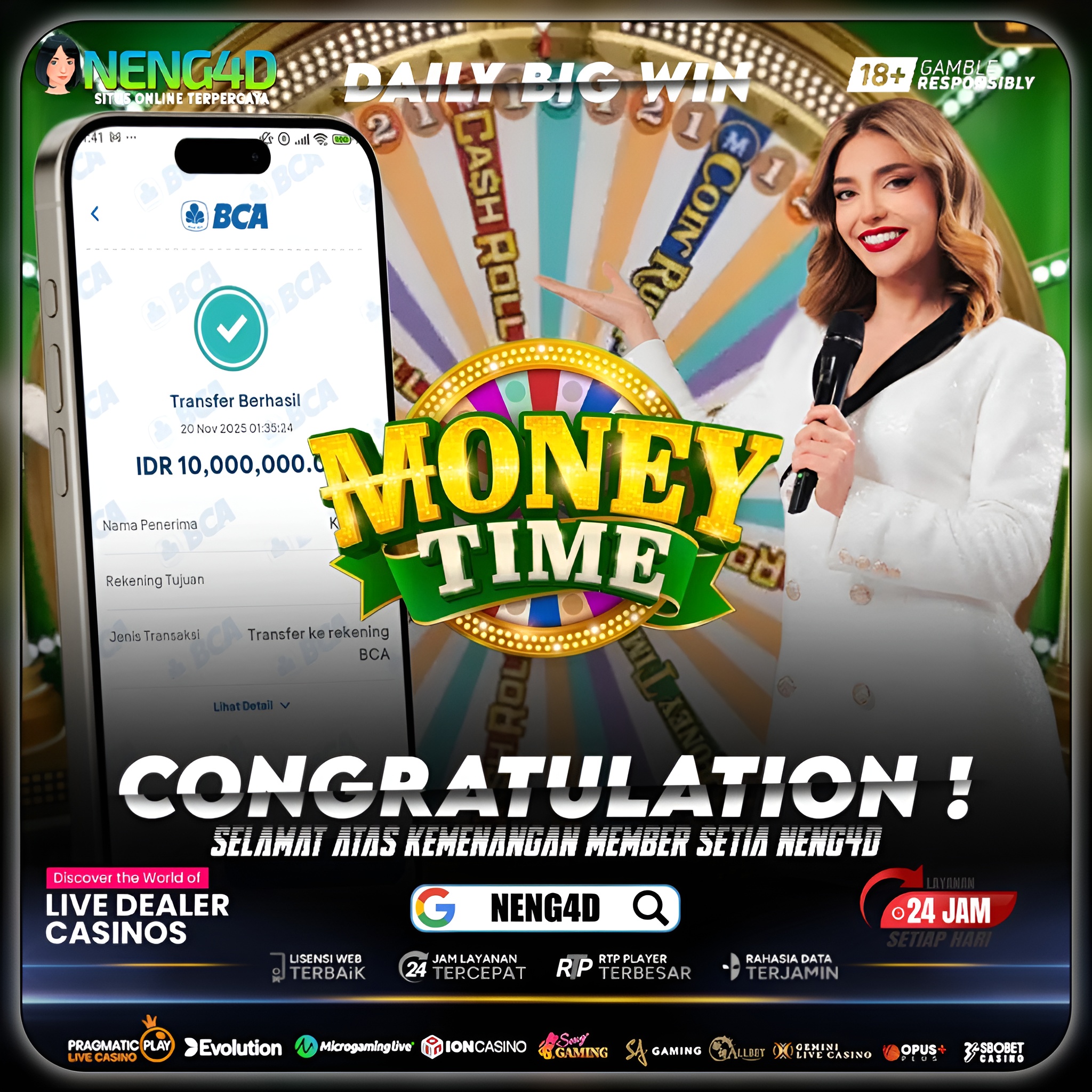 KEMENANGAN MEMBER SETIA NENG4D