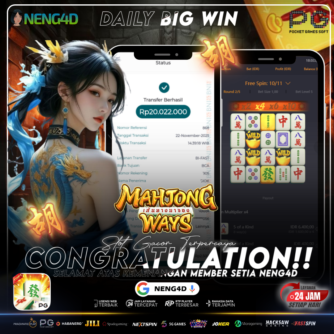 Kemenangan 20 Juta di Mahjong Ways PG Soft