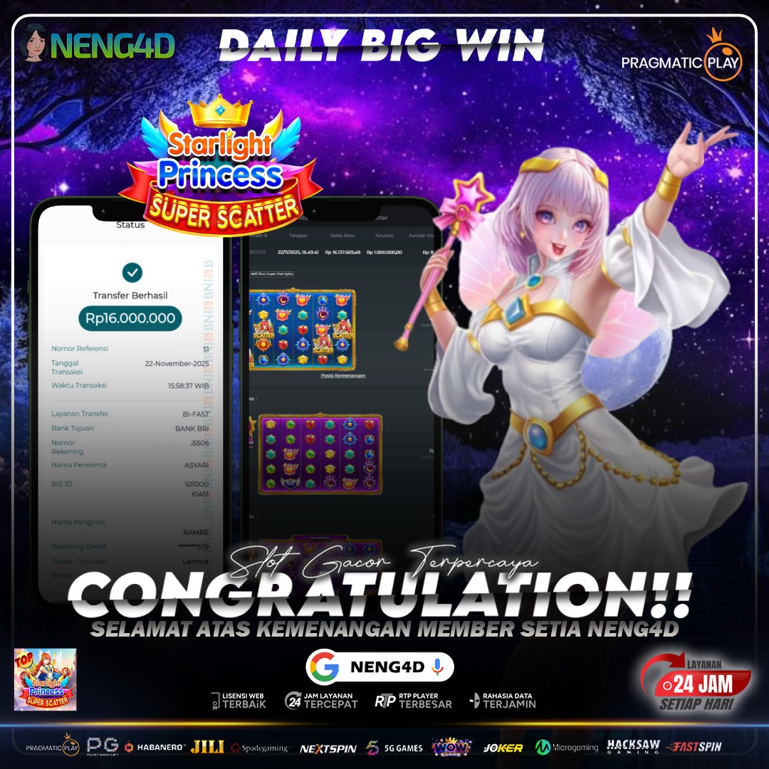 MENANG 16JT MAIN DI STARLIGHT PRINCESS SUPER SCATTER PRAGMATIC PLAY