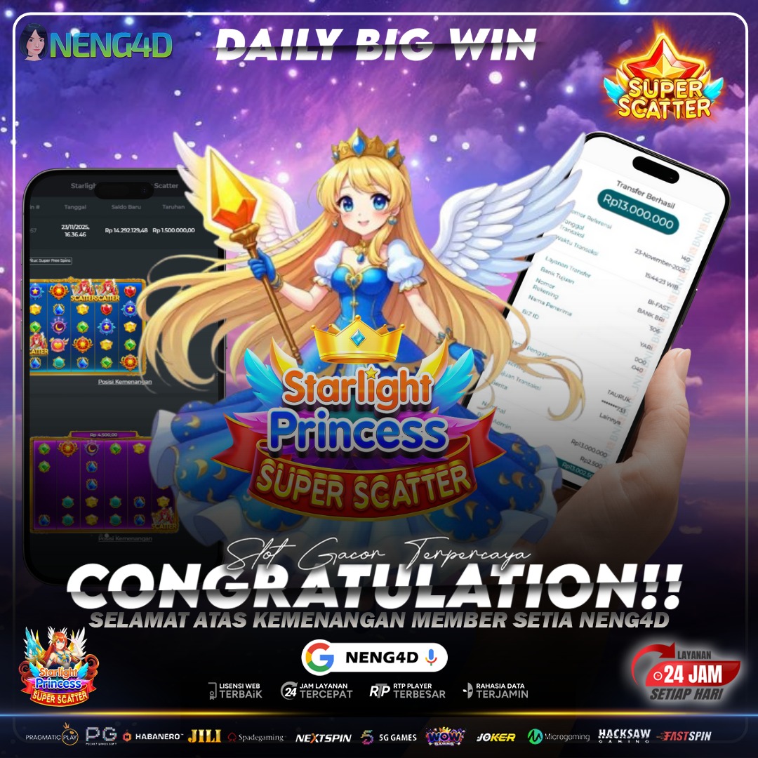 MENANG 13 JT MAIN DI STARLIGHT PRINCESS SUPER SCATTER PRAGMATIC PLAY